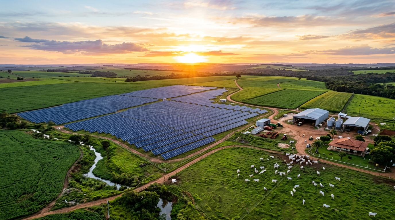 Usina Fotovoltaica Rural de Solo